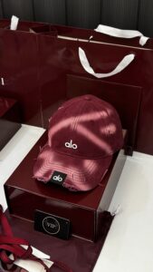 Casquette ALO bordeaux