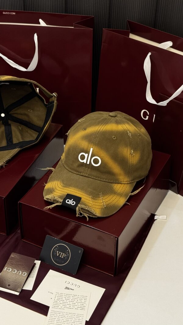 Casquette alo marron
